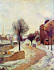 Suburb Under Snow by Paul Gauguin